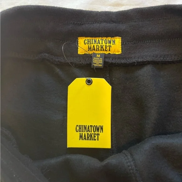 VTG DEADSTOCK Chinatown Market Joggers Sweatpants Lips and Teeth Graphic RARE
